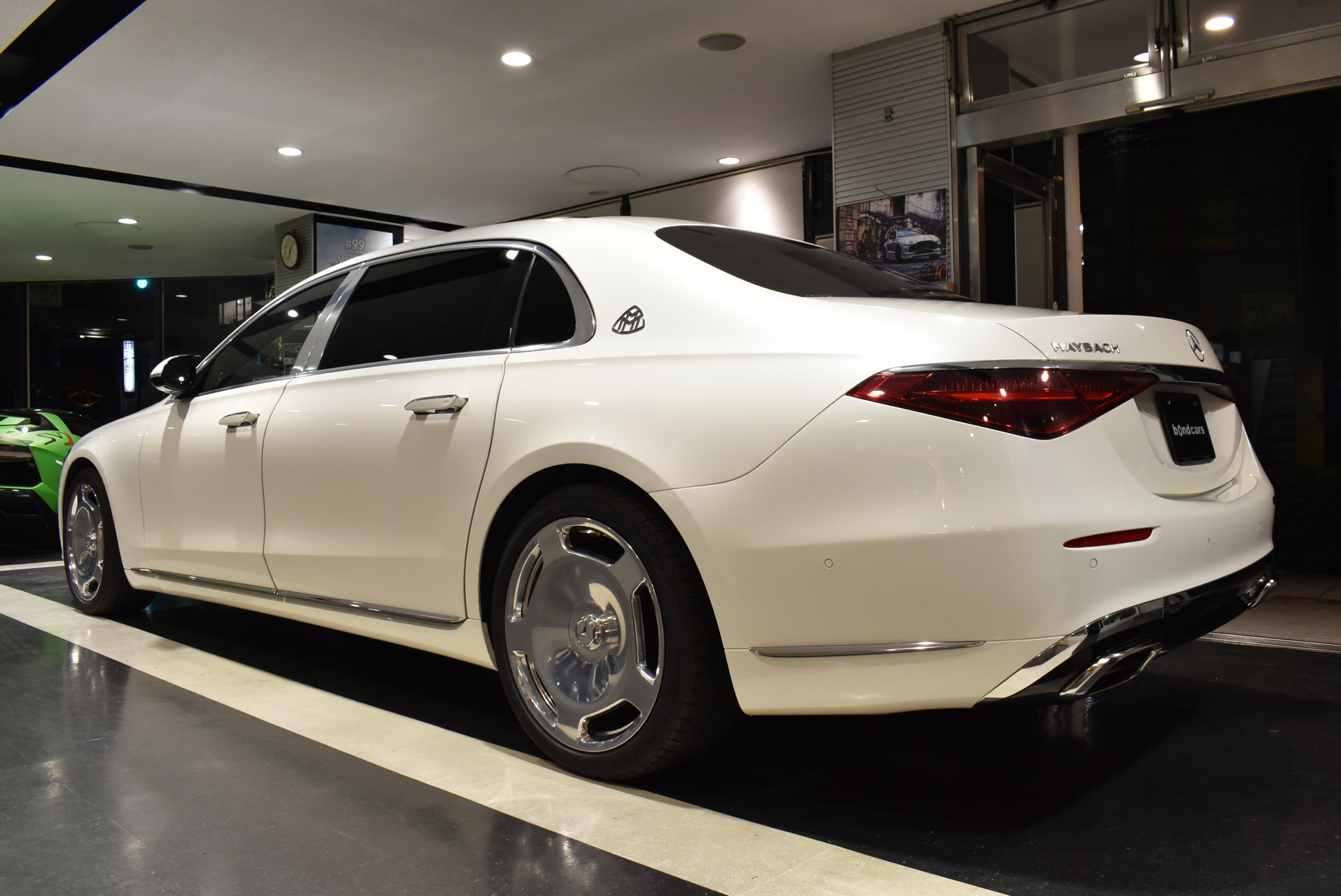 S580マイバッハ　4マチック　 ダイヤモンドホワイト　右Ｈ　 ブルメスターサウンドSYSTEM　 ドライバーズPKG