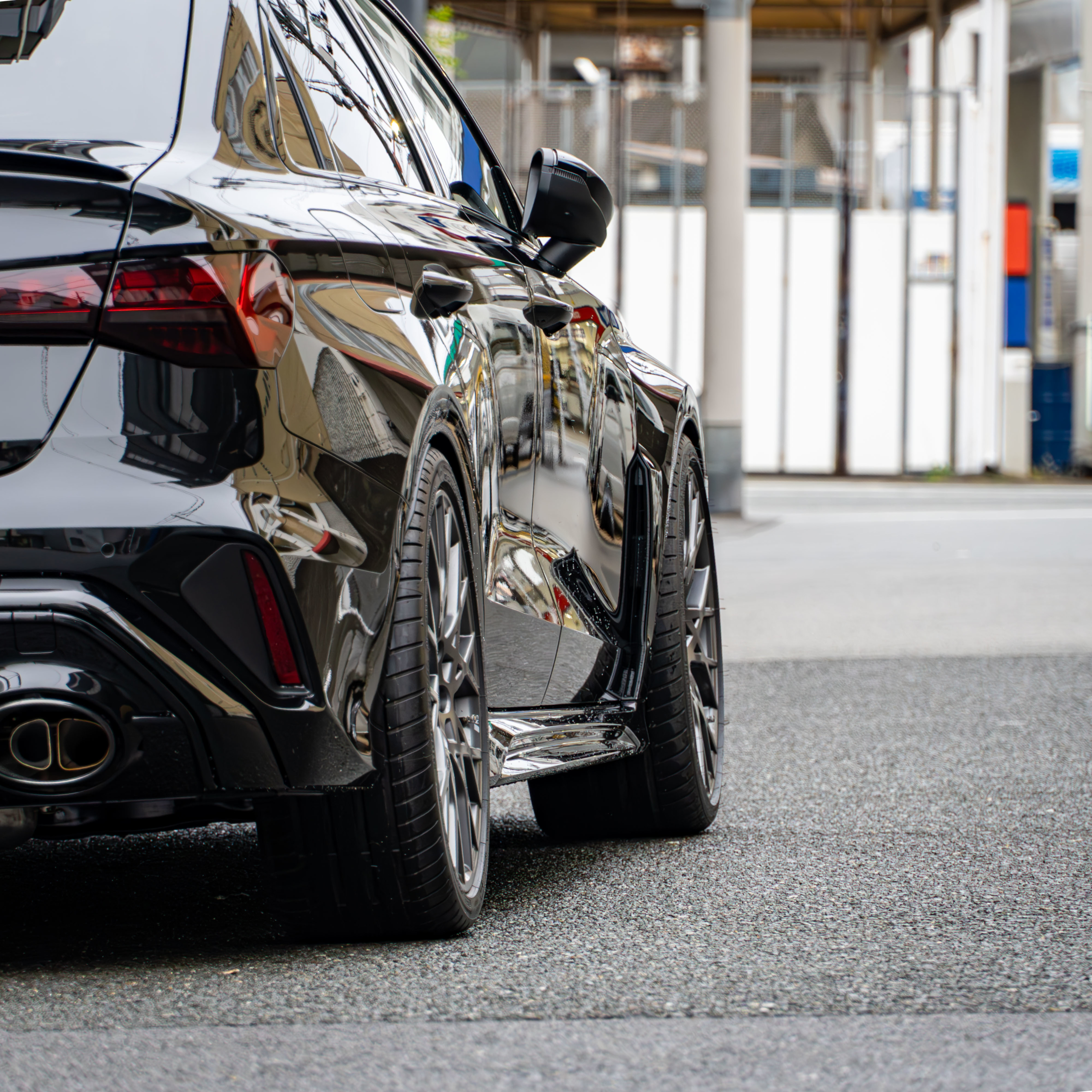 AUDI RS3 8Y 後期 sedan×KW HAS・スペーサー・add Performance・STEK・煌コーティング・カーボンパーツetc. ボンド大阪