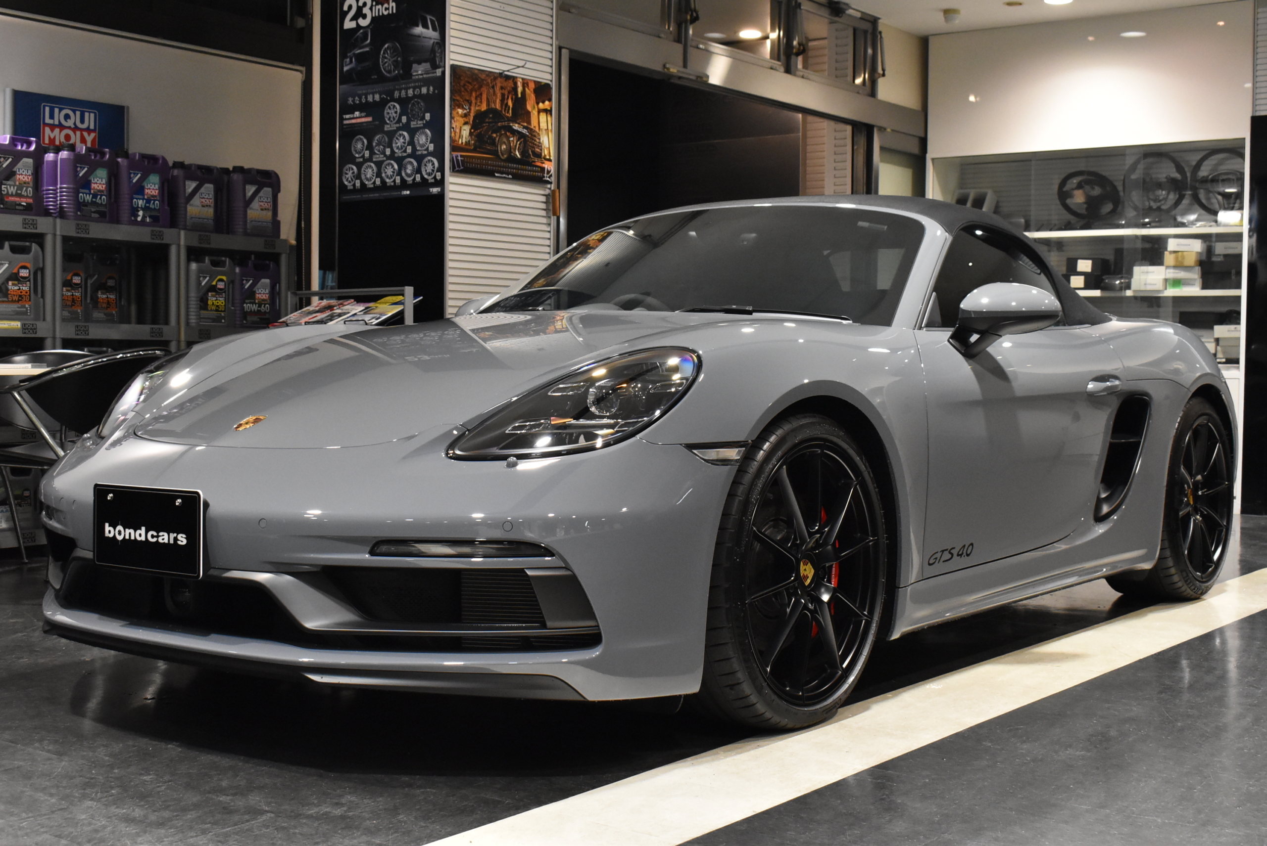 【新品/未使用】 thehighlights 'bra' gray Sサイズ 今週の入庫情報！！（718 Boxster GTS4.0 アークティックグレー 右H