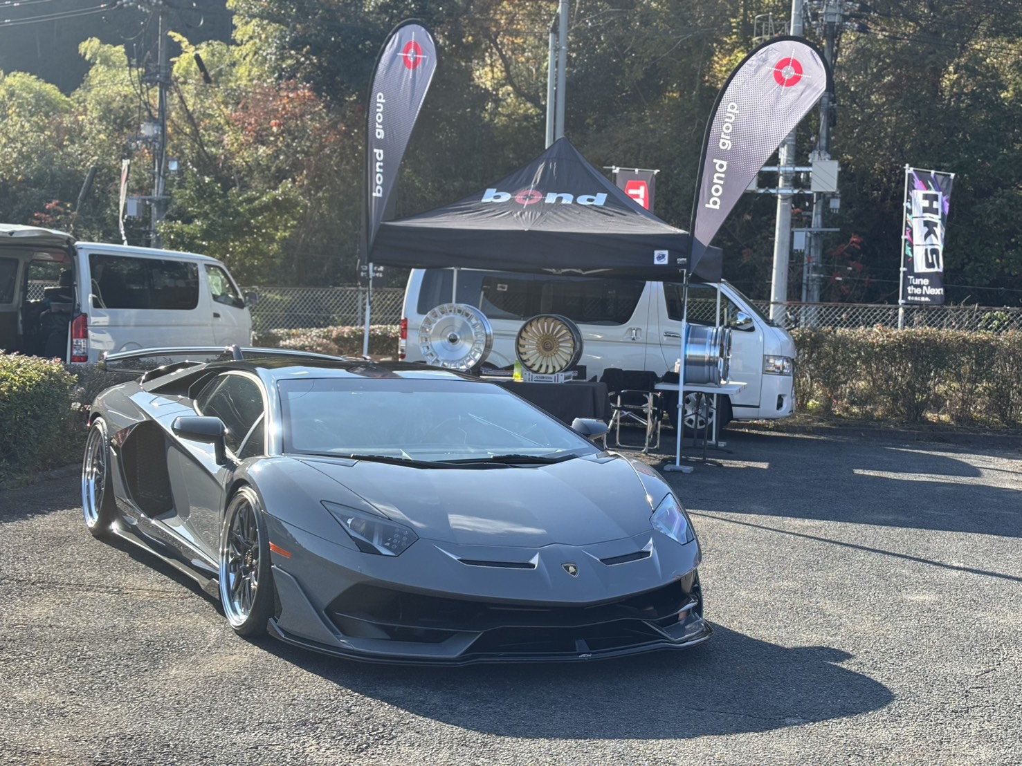 真庭速祭　イベント　ボンドブース　チューニングカー　真庭最速　モーターヘッド　ボンドショップ　ボンドカーズ　ボンドグループ