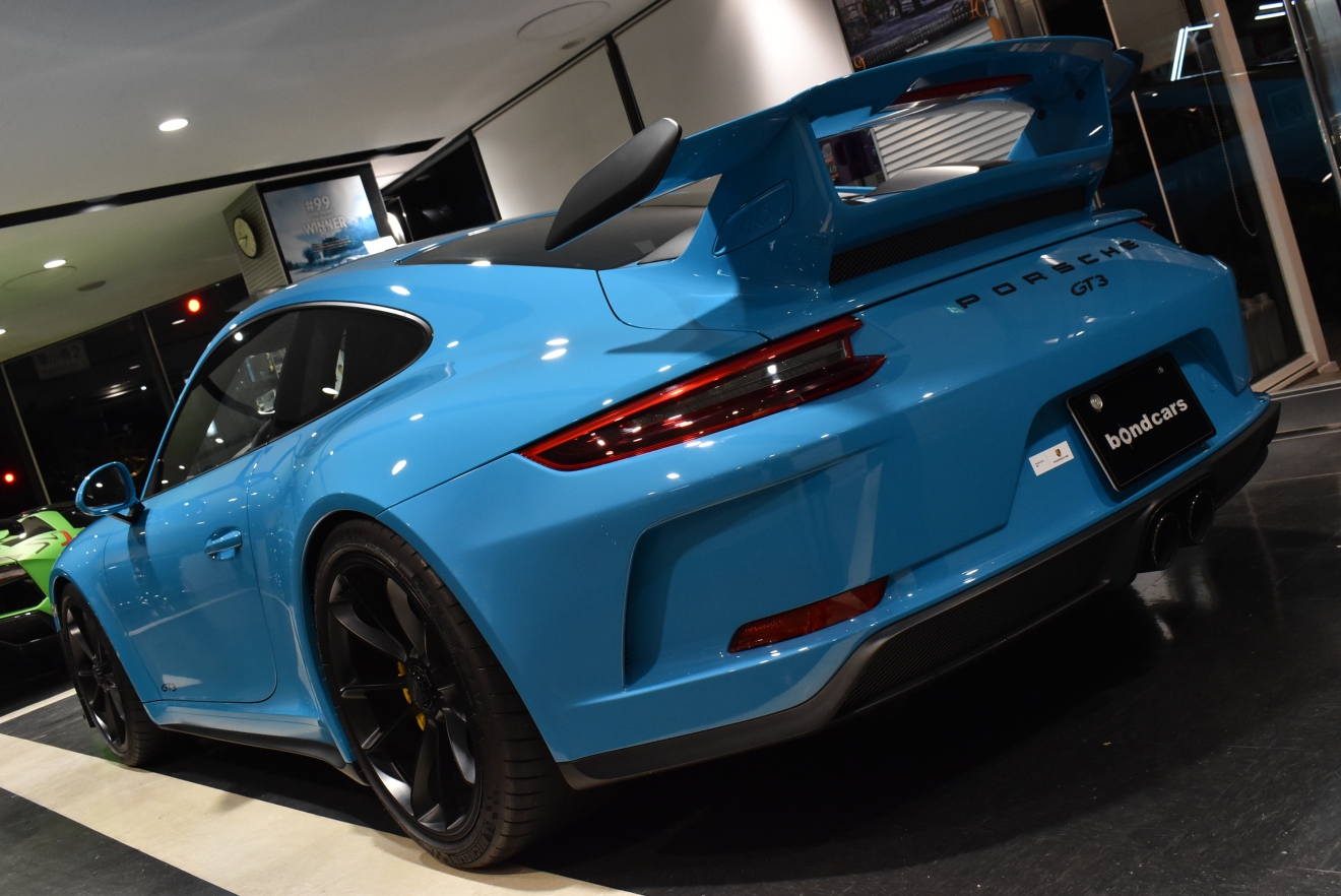 ポルシェ　911　991.2　GT3　マイアミブルー　6MT　NEWPRICE　ボンド大阪　ボンドカーズ　ボンドグループ