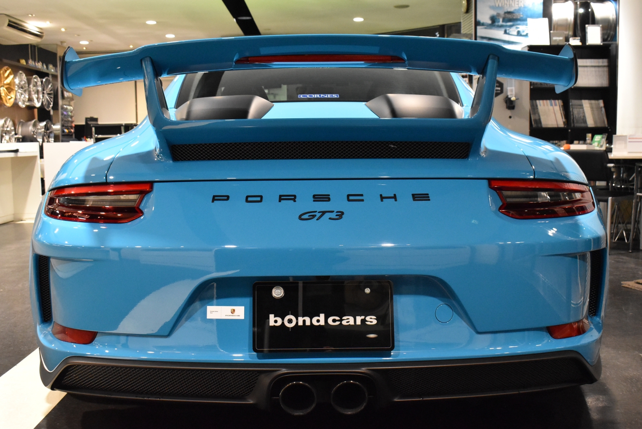 ポルシェ　911　991.2　GT3　マイアミブルー　6MT　NEWPRICE　ボンド大阪　ボンドカーズ　ボンドグループ