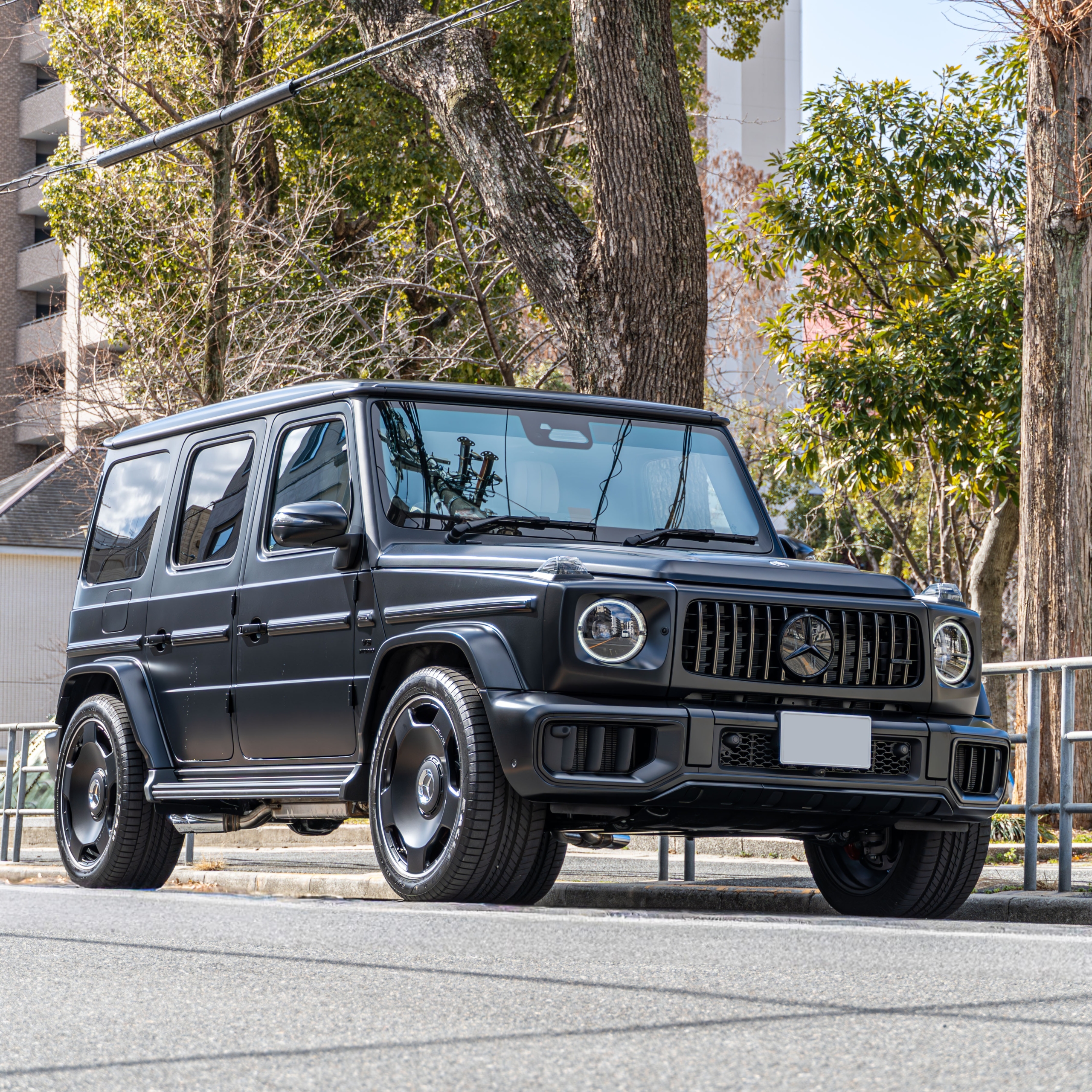 W465 G63 AMG×iiD ダウンサス/スペーサー/ナンバーベース・マーヴェラス パッド・カッティングシート ボンド大阪