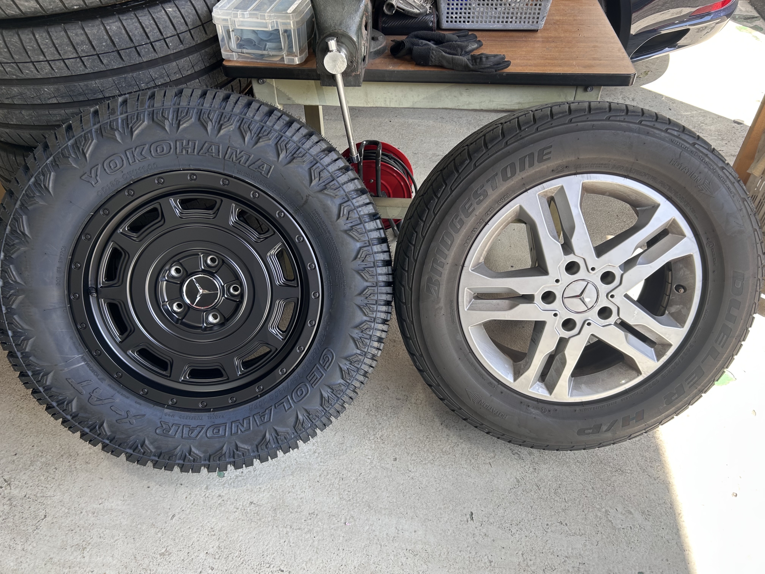 G350d fuss ホイール交換　カスタム