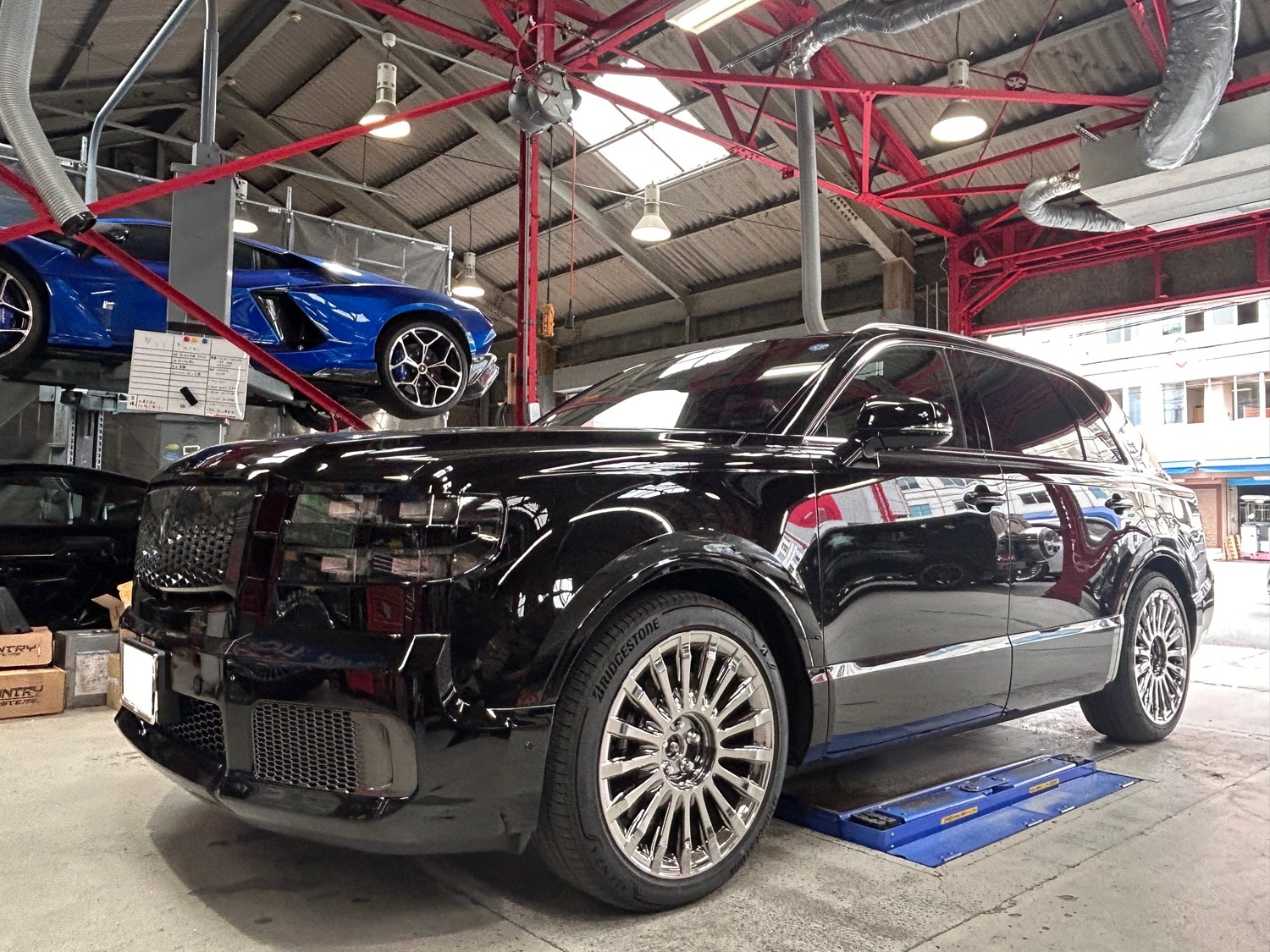 センチュリーSUV 24インチ AKforged ホイール交換　カスタム