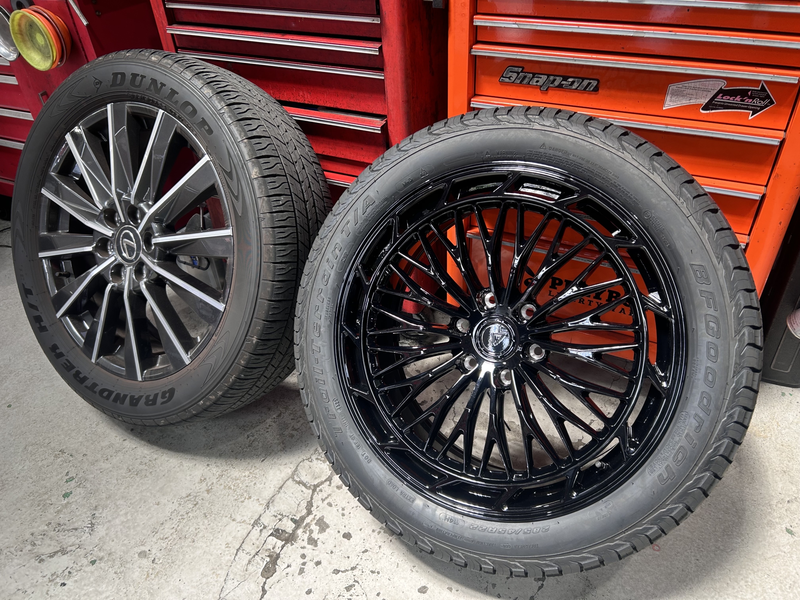 レクサス GX 22インチ ホイール交換　AKforged カスタム