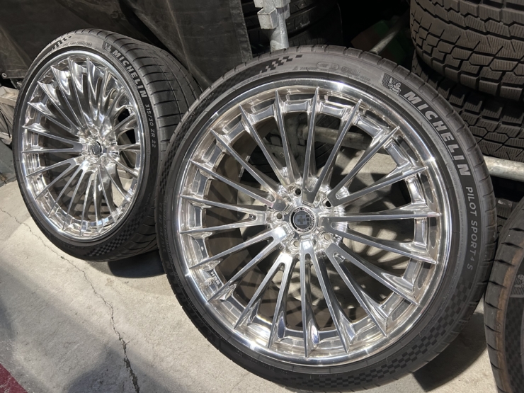 S209h 鍛造 22″ ポリッシュクリア