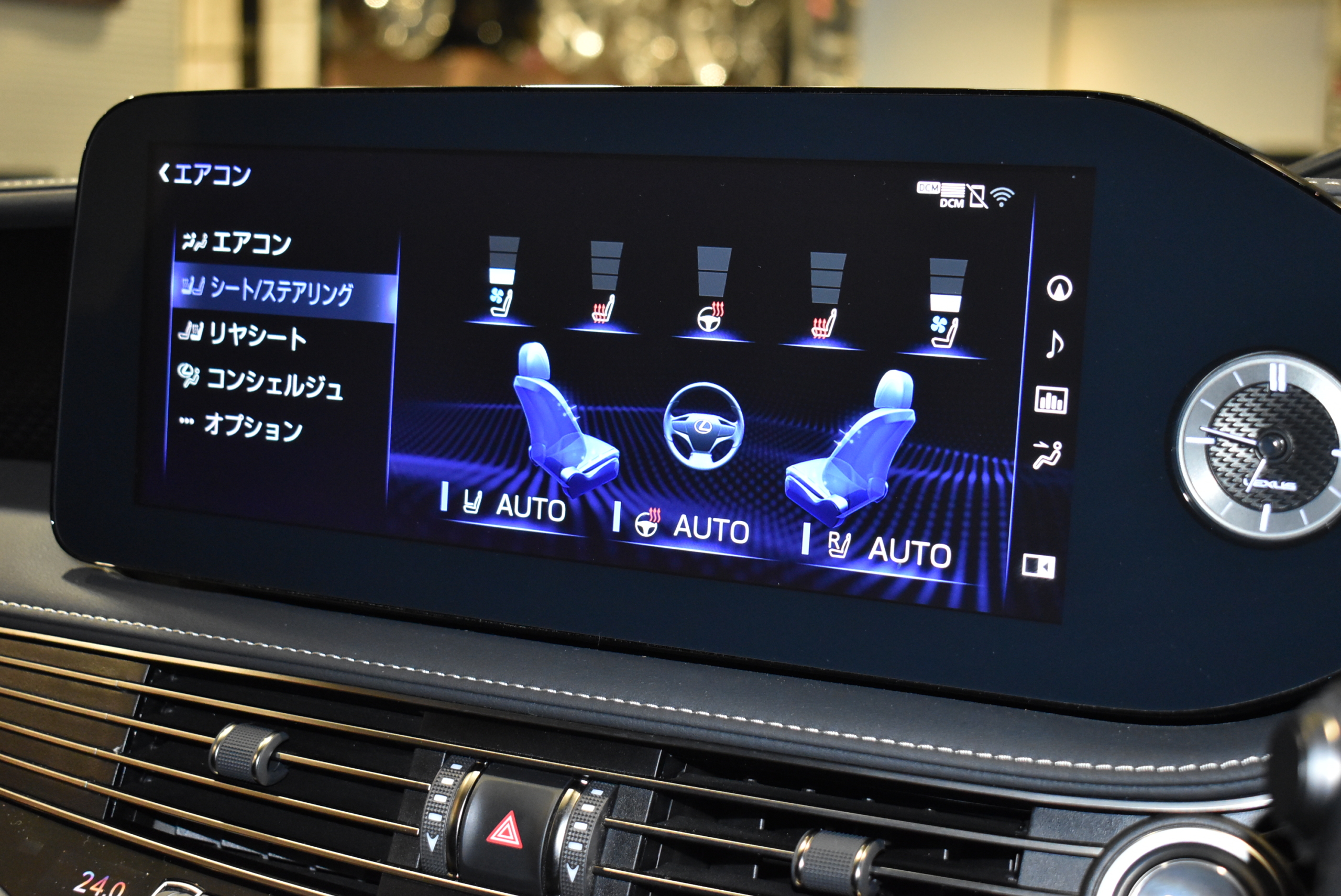 レクサス　LS500　F-SPORT　マークレビンソンサウンドシステム 　ムーンルーフ 　TRD F/S/Rエアロ BCFORGED 22インチAW 　データシステムエアサスモジュール