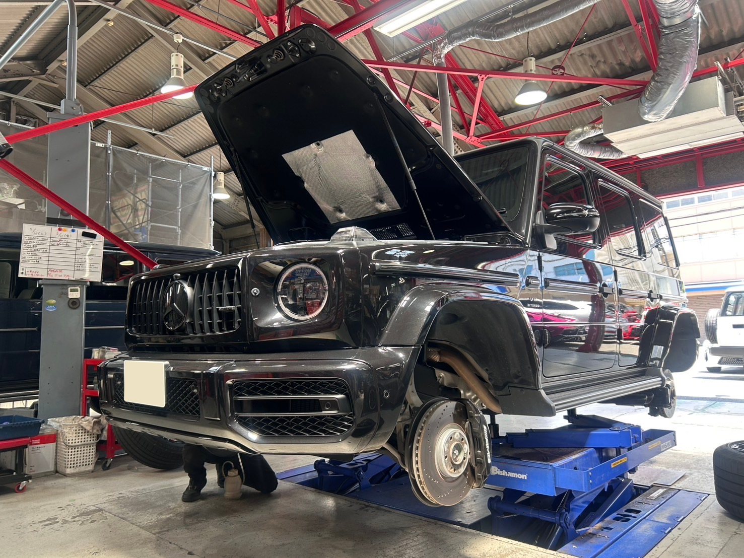 W463A AMG G63 H&R 車高調性 フロント下がり ダウンサス カスタム