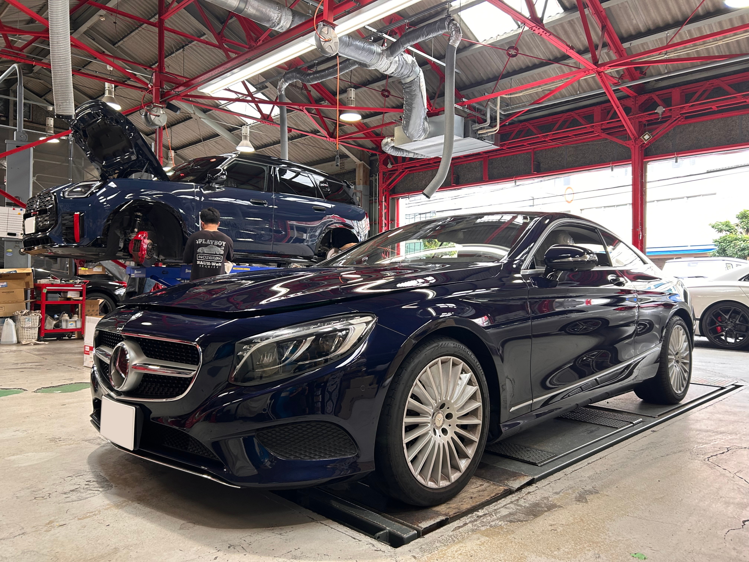 C217 S550クーペ BCforged ホイール交換　カスタム