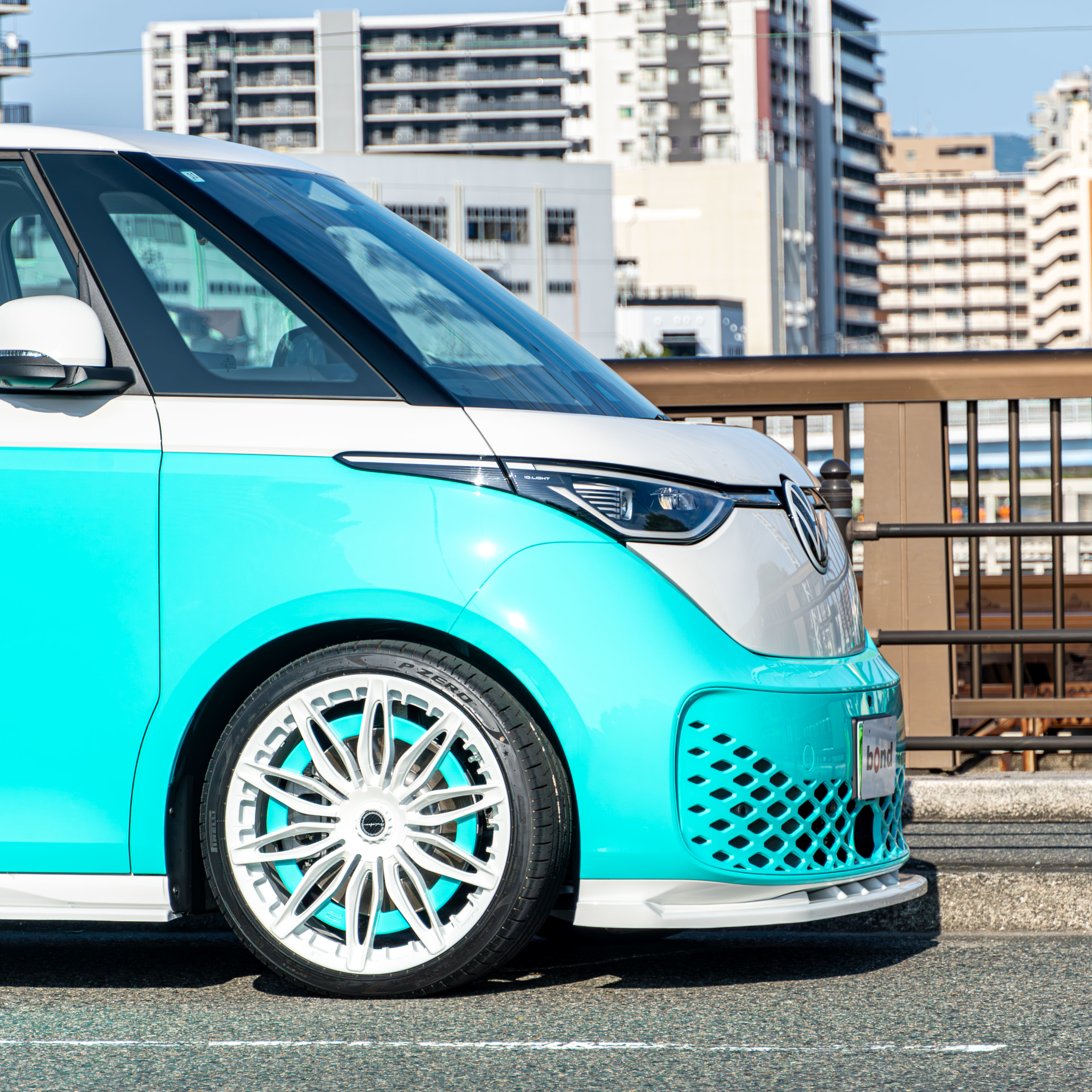 VW ID BUZZ×Brixton Forged・wrapping・MotorDrome Design Aero・Eibach　ボンド大阪