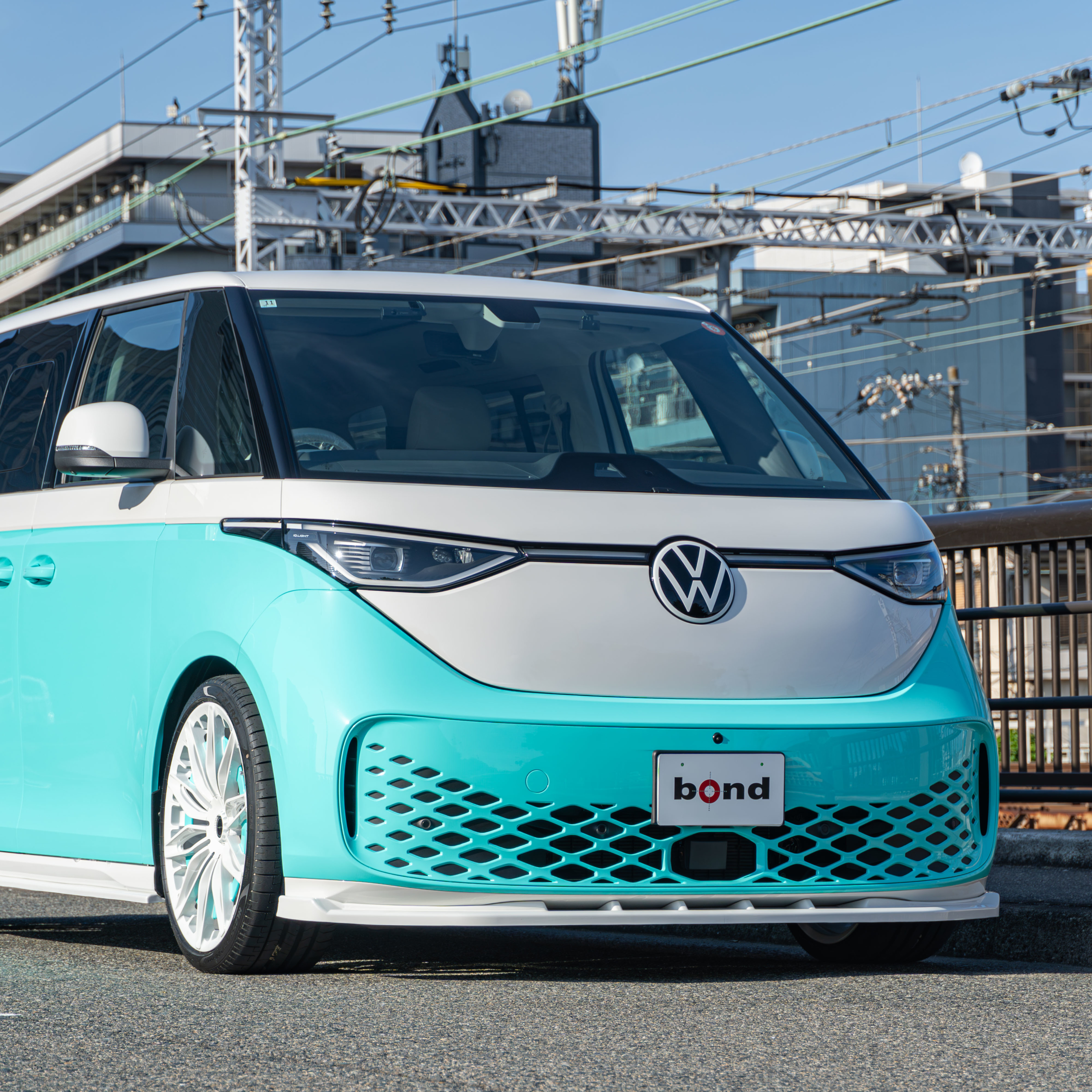 VW ID BUZZ×Brixton Forged・wrapping・MotorDrome Design Aero・Eibach　ボンド大阪