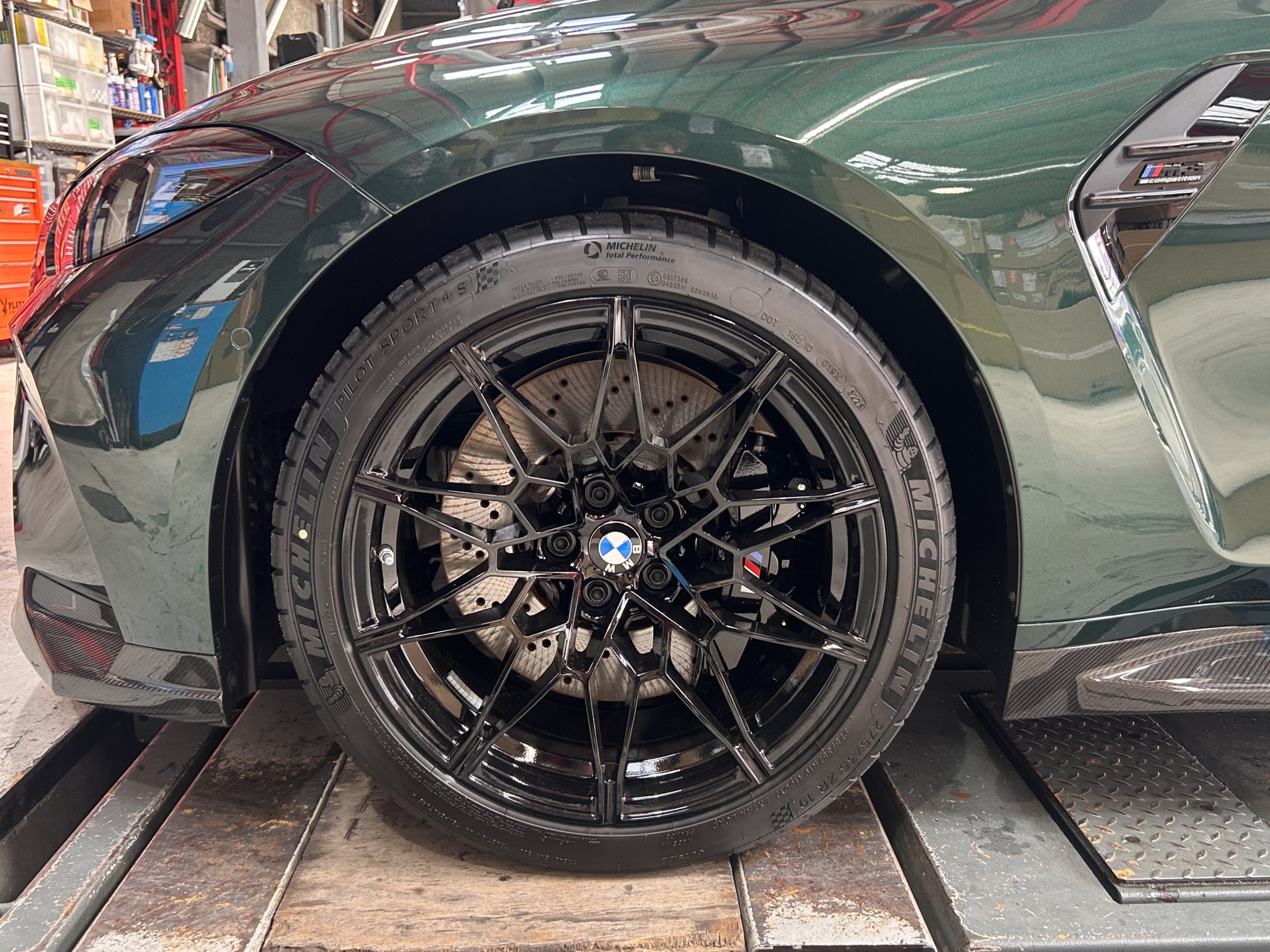 BMW G81 M3ツーリング EIBACH アイバッハ　ダウンサス　スペーサー　
