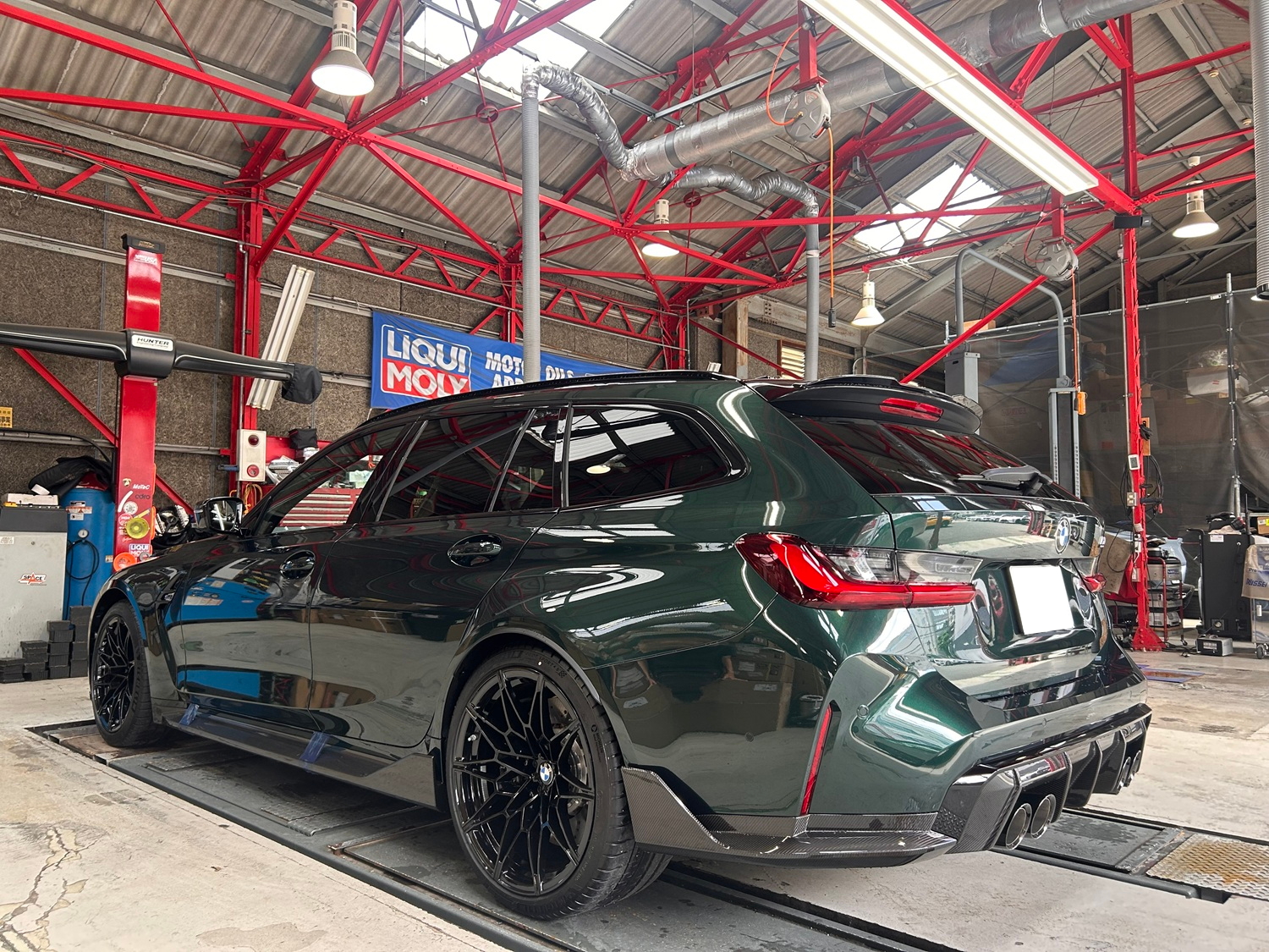 BMW G81 M3ツーリング EIBACH アイバッハ　ダウンサス　スペーサー　