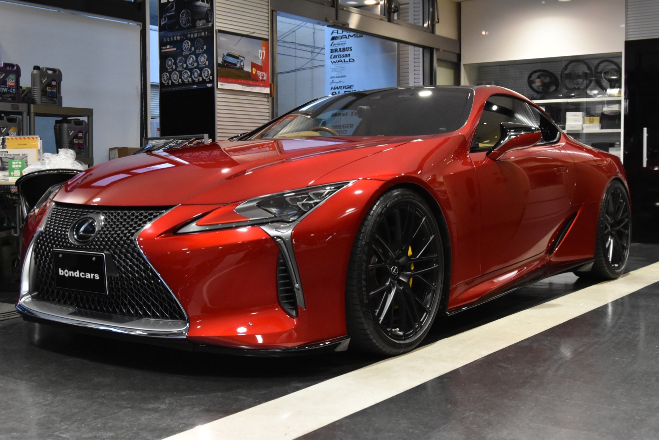 LEXUS　LC500　Sパッケージ　ローダウン　マークレビンソン　TRD　ボンドカーズ　新着入庫車両　ボンド大阪　ボンドグループ