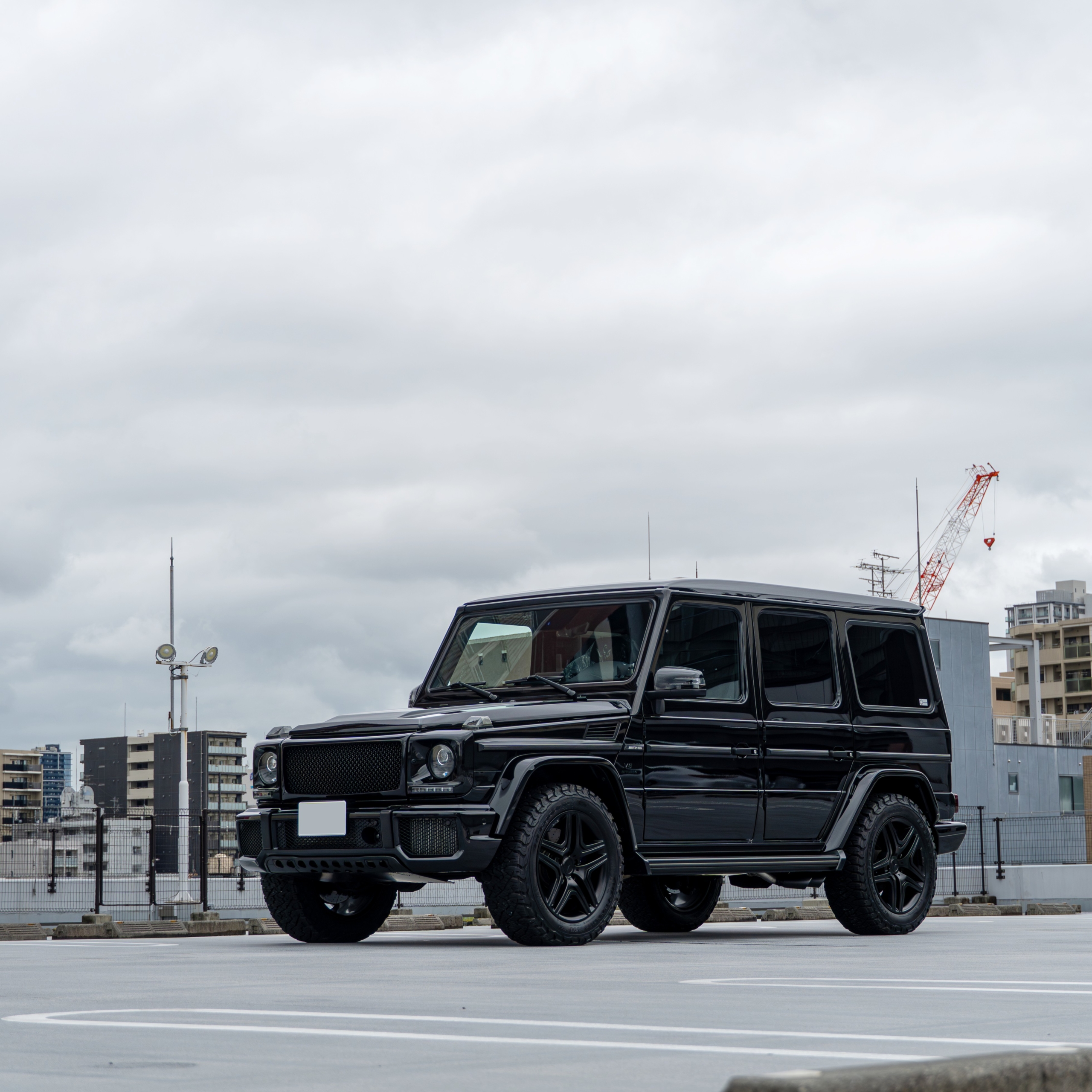 W463 G63 カスタム　マークレス　スムージング　ブラックアウト