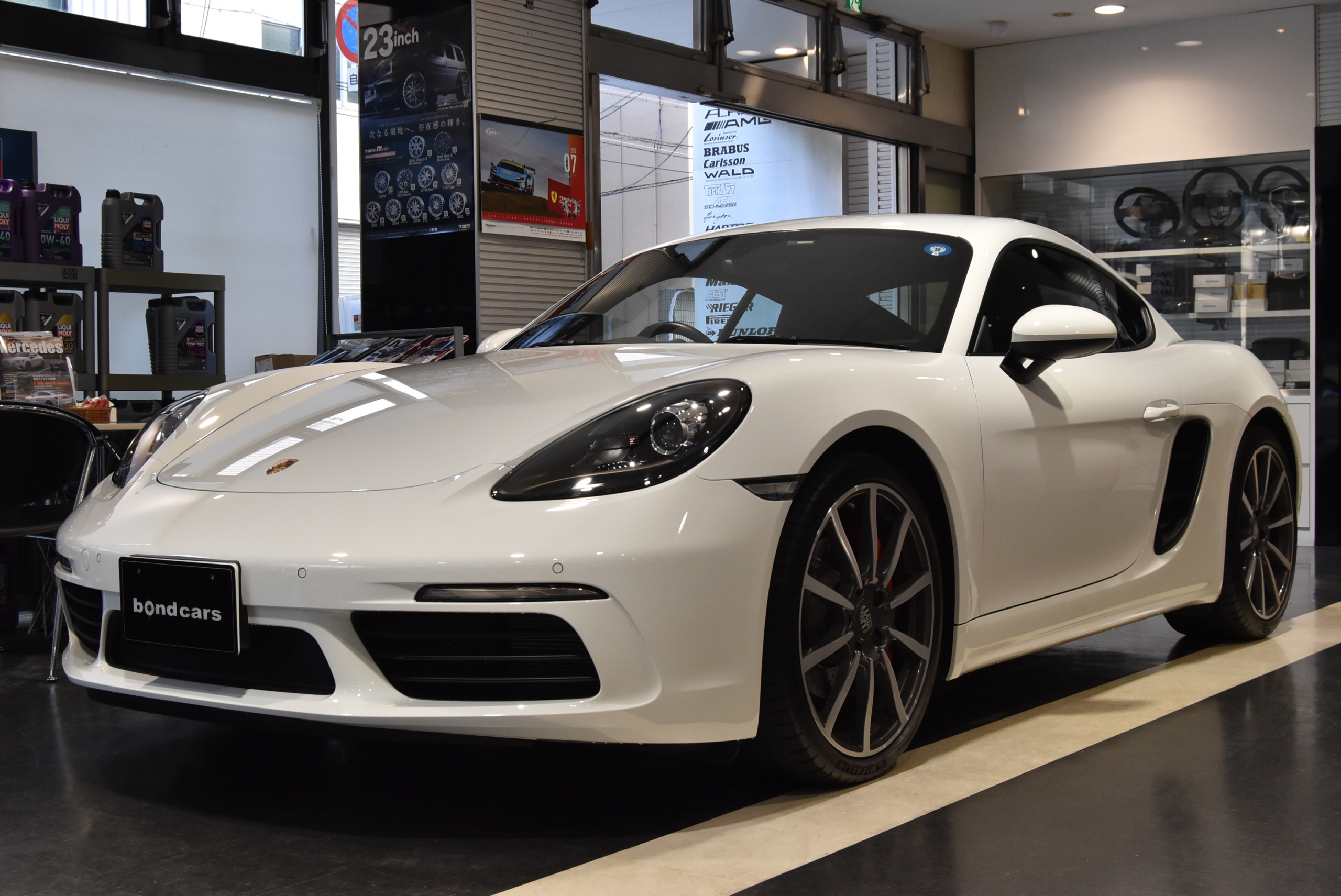 718ケイマンＳ ポルシェキーレスエントリー&ドライブ スポーツクロノ オートエアコン 電動格納ミラー バックカメラ 20インチAW レッドキャリパー パークセンサー シートヒーター