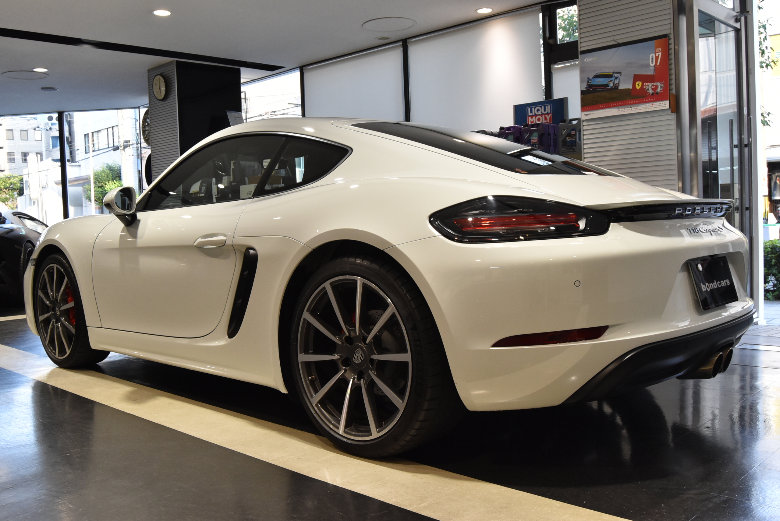 718ケイマンＳ ポルシェキーレスエントリー&ドライブ スポーツクロノ オートエアコン 電動格納ミラー バックカメラ 20インチAW レッドキャリパー パークセンサー シートヒーター