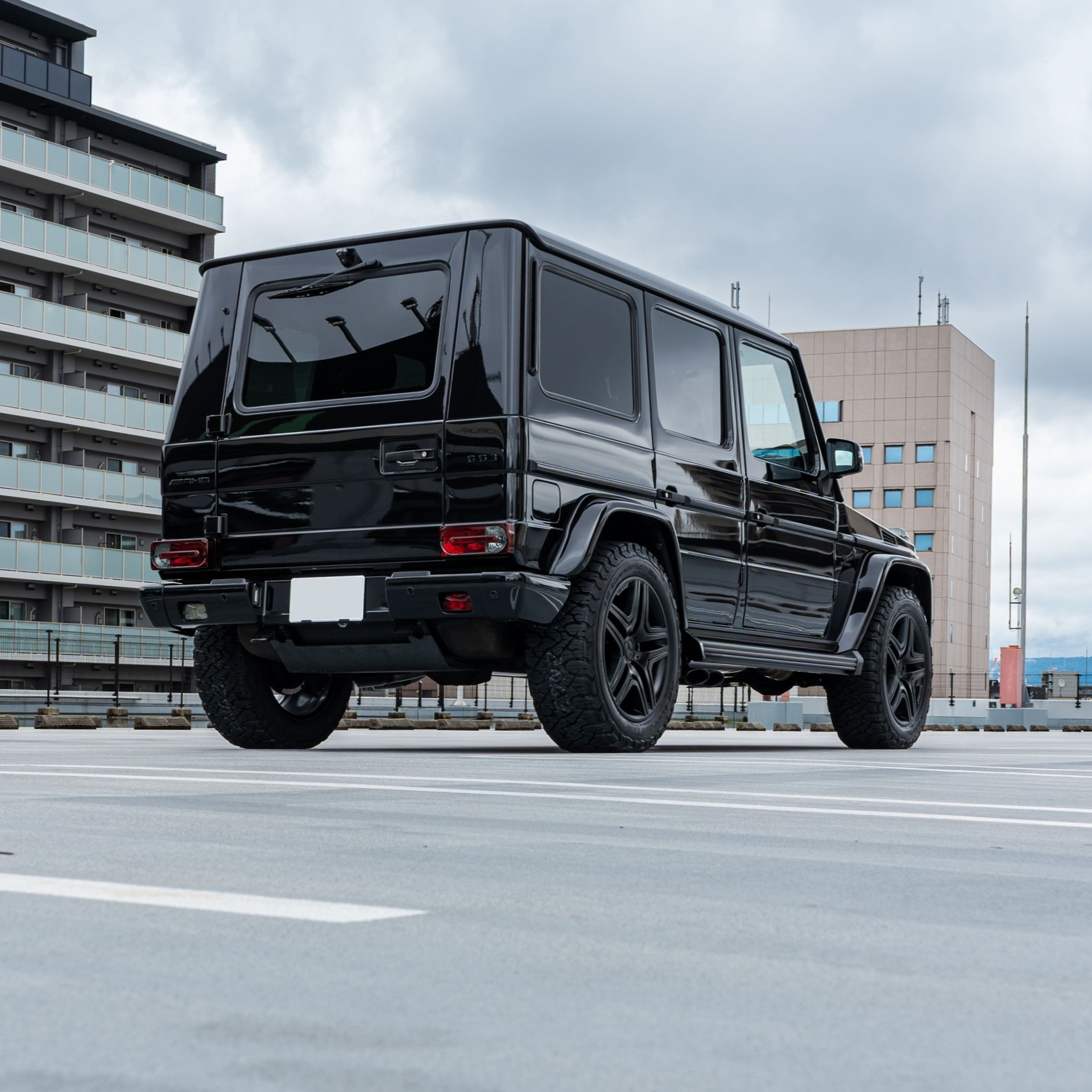 W463 G63 カスタム　マークレス　スムージング　ブラックアウト