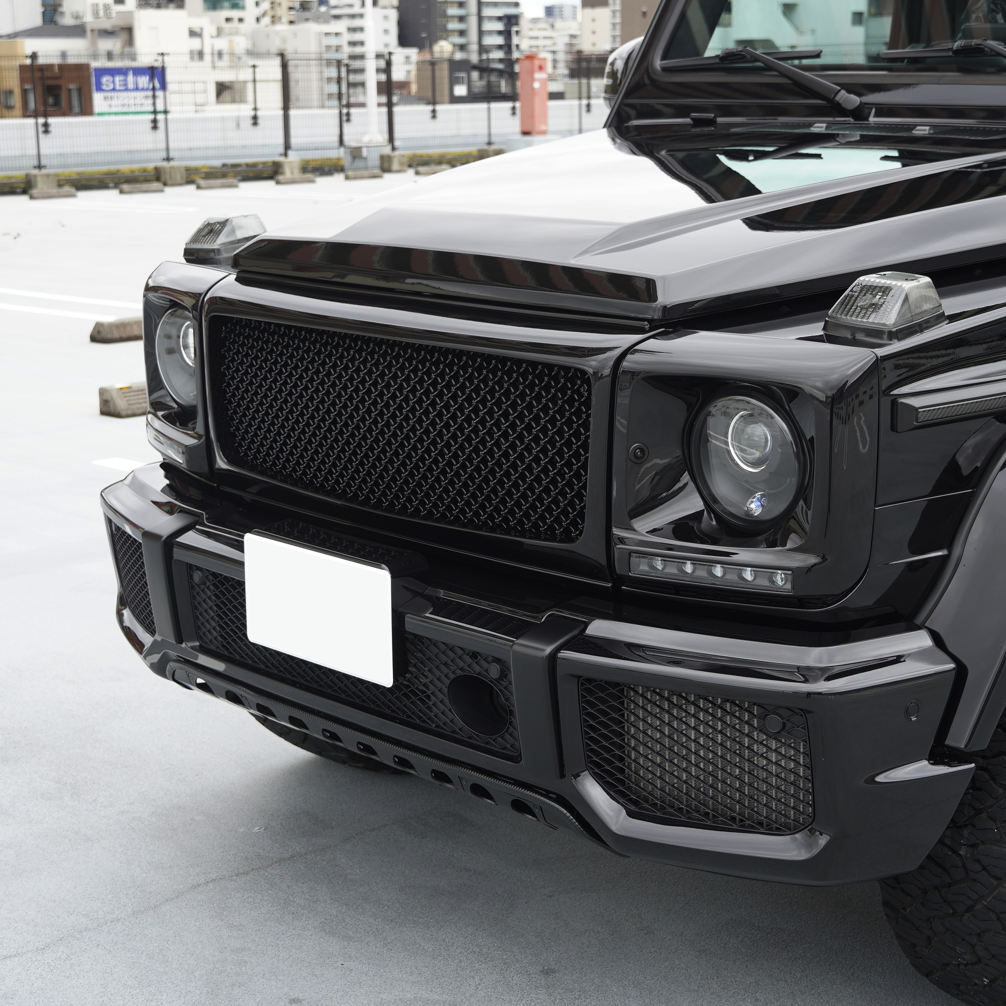 W463 G63 カスタム　マークレス　スムージング　ブラックアウト