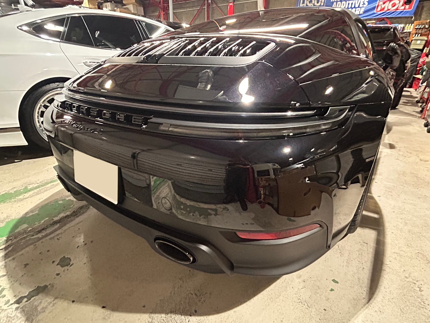 ポルシェ　992.2　マットブラック　エアロ　カスタム