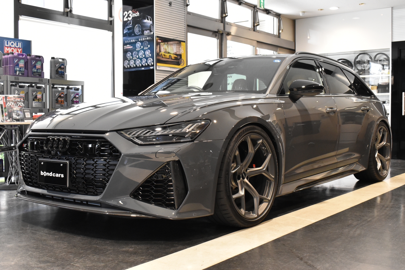 アウディ RS6 パフォーマンス MANSORYスポイラー
RSスポーツエグゾースト ローダウン ASC バング&オルフセン ボンド大阪 ボンドカーズ ボンドグループ
