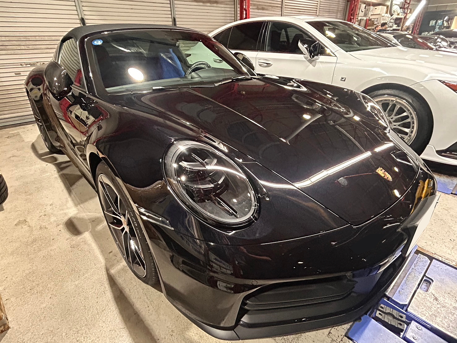 ポルシェ　992.2　マットブラック　エアロ　カスタム