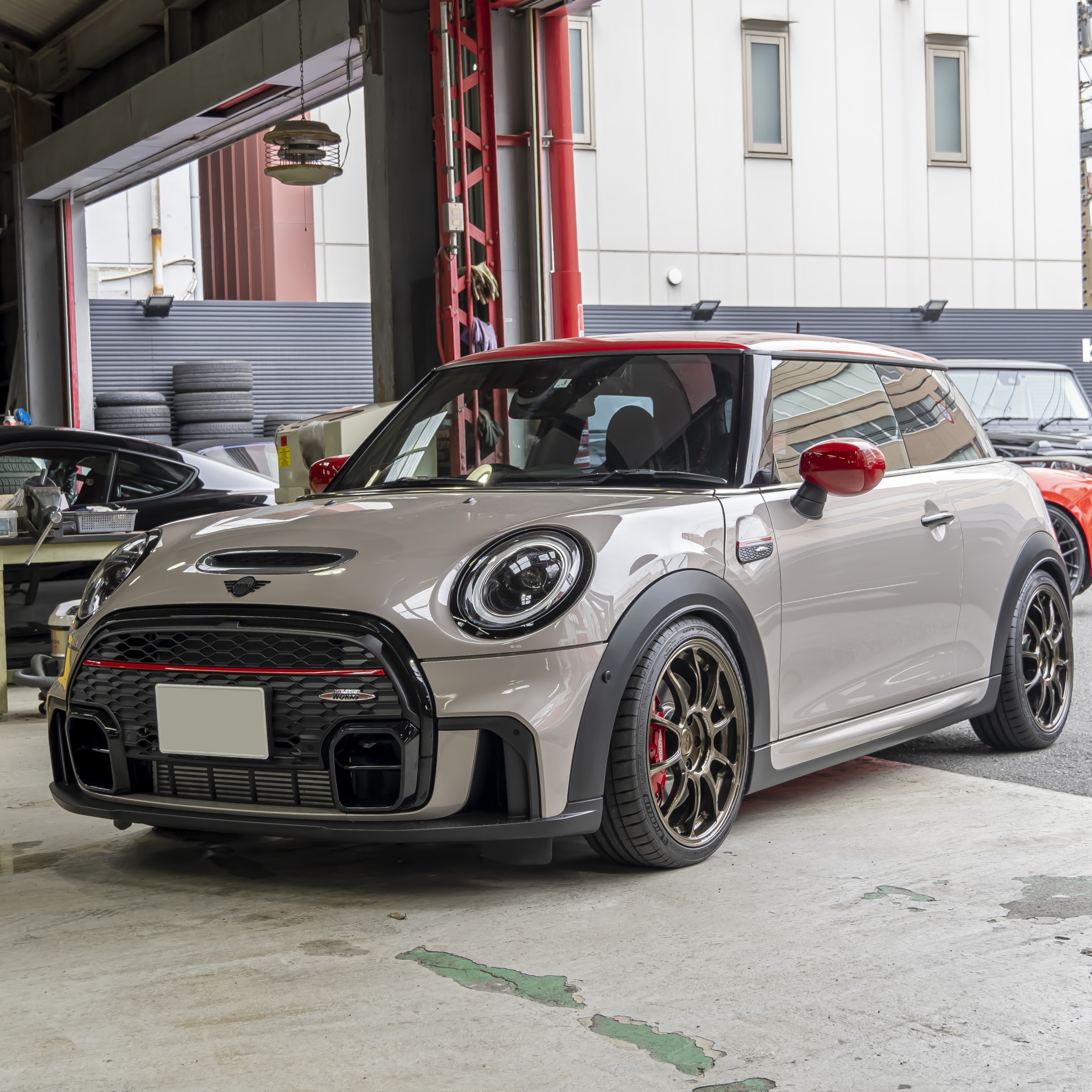 MINI F56 JCW LCI2×K&Nフィルター・AMZECHS インテークキット取り付け！　ボンド大阪