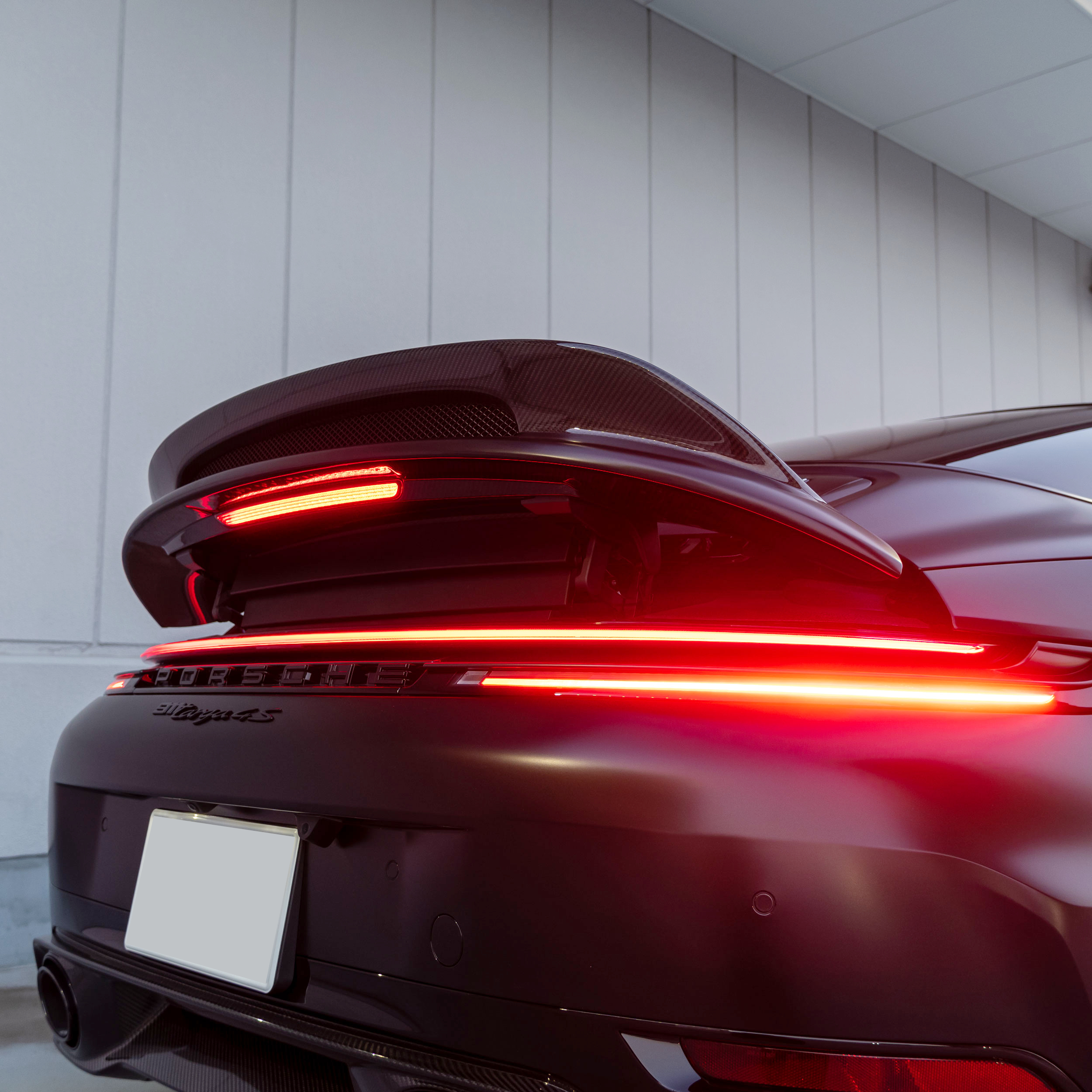 ポルシェ　992.2　マットブラック　エアロ　カスタム