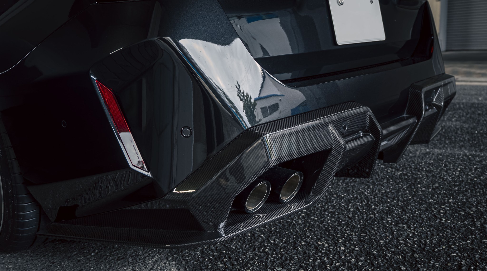 CT Carbon リアディフューザー クアッドマフラー